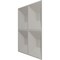 Ekena Millwork 11 7/8in. W x 11 7/8in. H Swindon EnduraWall Decorative 3D Wall Panel Covers 0.98 Sq. Ft. WP12X12SWAGX - alternate 3
